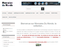 Tablet Screenshot of monnaiesdumonde.net